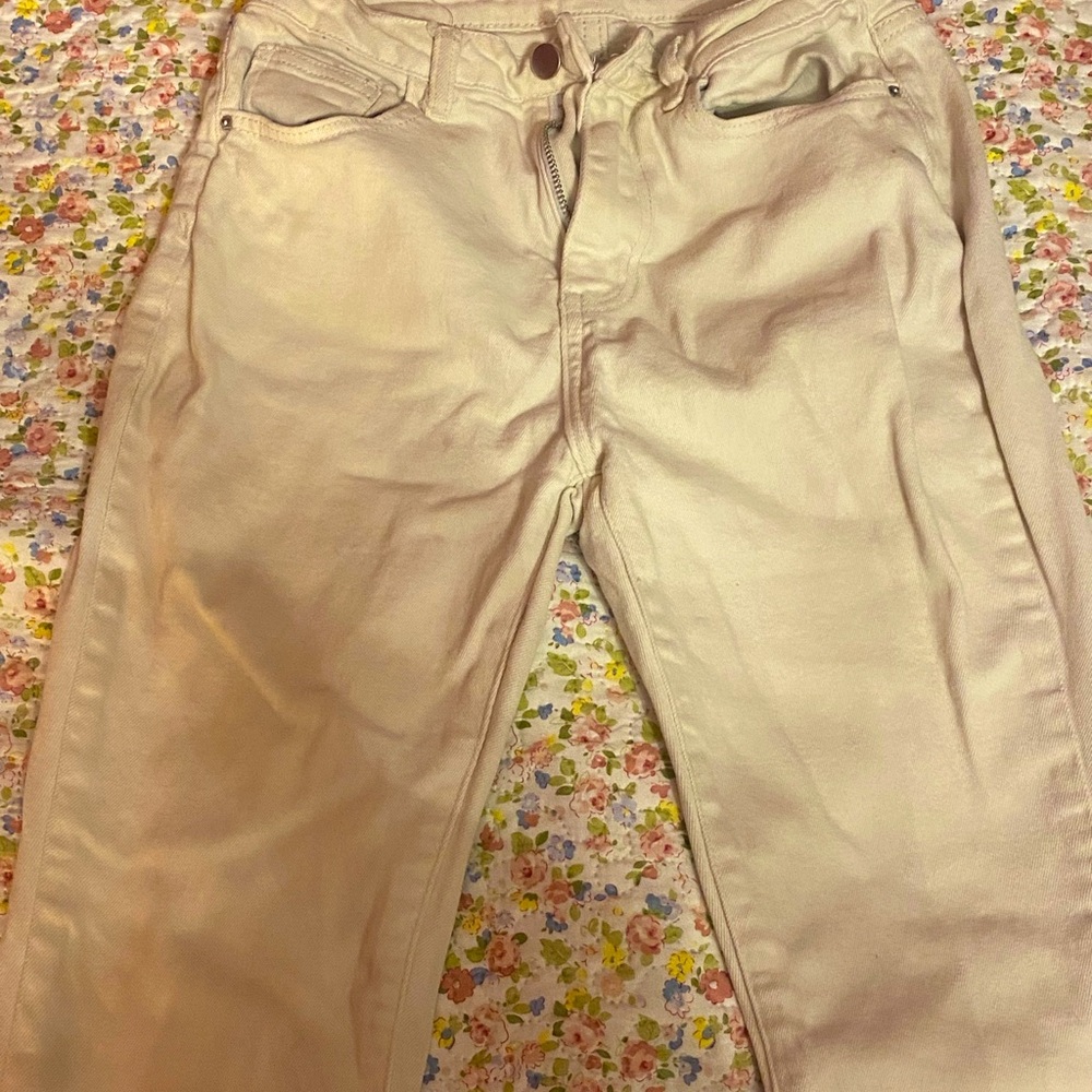 Light Tan Flare Pants